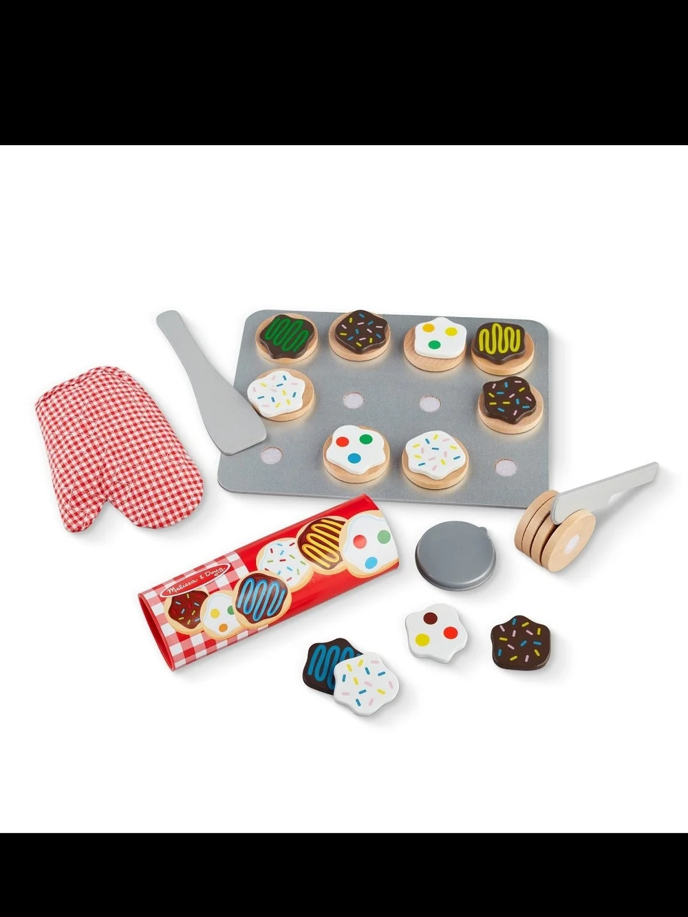 Melissa & Doug Red Play Baking Cookie Stack Set